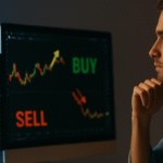 www.learntotradesignals.com man looking at stock market trading screen